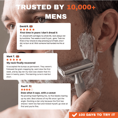 The Safety Razor Built Against Burn